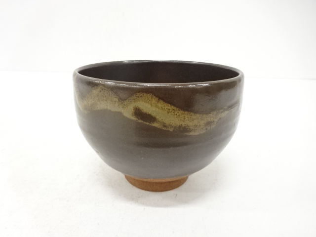 JAPANESE TEA CEREMONY / NAESHIROGAWA WARE YOHEN TEA BOWL CHAWAN